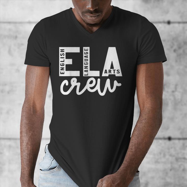 English Language Art Teacher Crew ELA Squad English Teacher Men's V-Neck T-Shirt, English Teacher Gifts, funny design English Language Art Teacher Crew ELA Squad English Teacher Men's V-Neck T-Shirt, English Teacher Gifts, funny design