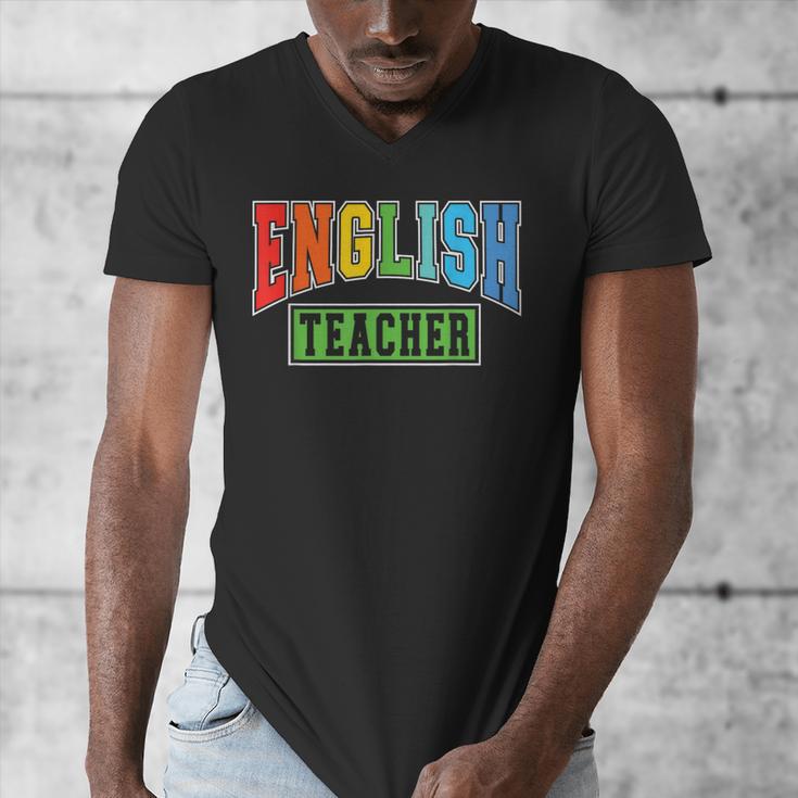 English Teacher Men Women Grammar Class English Teacher Men's V-Neck T-Shirt, English Teacher Gifts, funny design English Teacher Men Women Grammar Class English Teacher Men's V-Neck T-Shirt, English Teacher Gifts, funny design