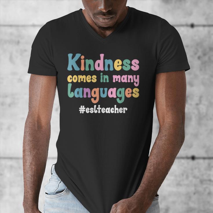 ESL Teacher English As A Second Language Teacher Men's V-Neck T-Shirt, Esl Teacher Gifts, English Teacher Gifts, funny design ESL Teacher English As A Second Language Teacher Men's V-Neck T-Shirt, Esl Teacher Gifts, English Teacher Gifts, funny design