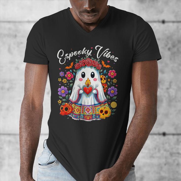 Espooky Vibes Maestra Halloween Spanish Mexican Teacher Men's V-Neck T-Shirt, funny design Espooky Vibes Maestra Halloween Spanish Mexican Teacher Men's V-Neck T-Shirt, funny design