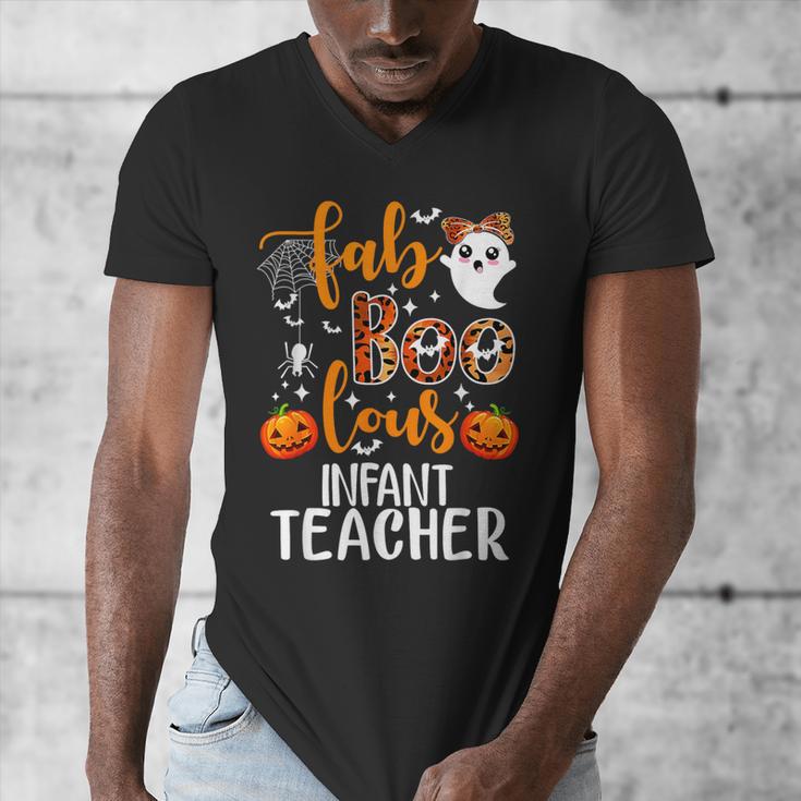 Faboolous INFANT Teacher Halloween Men's V-Neck T-Shirt, funny design