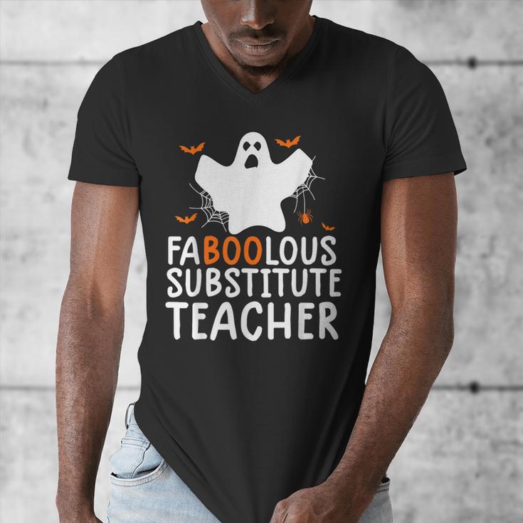 Faboolous Substitute Teacher Halloween Costume Men's V-Neck T-Shirt, funny design Faboolous Substitute Teacher Halloween Costume Men's V-Neck T-Shirt, funny design