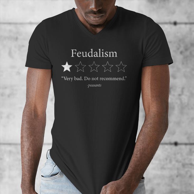 Feudalism Review World History AP History Teacher Men's V-Neck T-Shirt, History Teacher Gifts, funny design