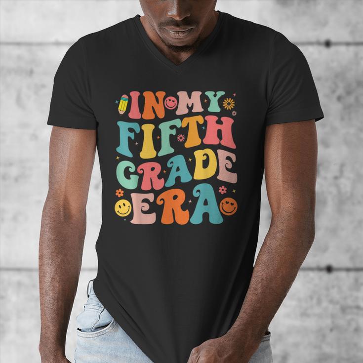 In My Fifth Grade Era 5th Grade Teacher Back To School Men's V-Neck T-Shirt, funny design In My Fifth Grade Era 5th Grade Teacher Back To School Men's V-Neck T-Shirt, funny design