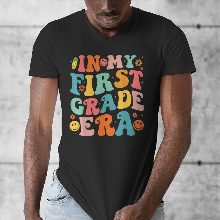 In My First Grade Era 1st Grade Teacher Back To School Men's V-Neck T-Shirt, First Grade Teacher Gifts, funny design In My First Grade Era 1st Grade Teacher Back To School Men's V-Neck T-Shirt, First Grade Teacher Gifts, funny design