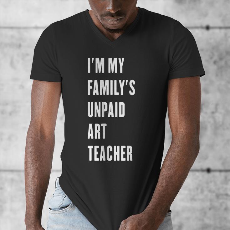 Funny Art Teacher Men's V-Neck T-Shirt, funny design Funny Art Teacher Men's V-Neck T-Shirt, funny design