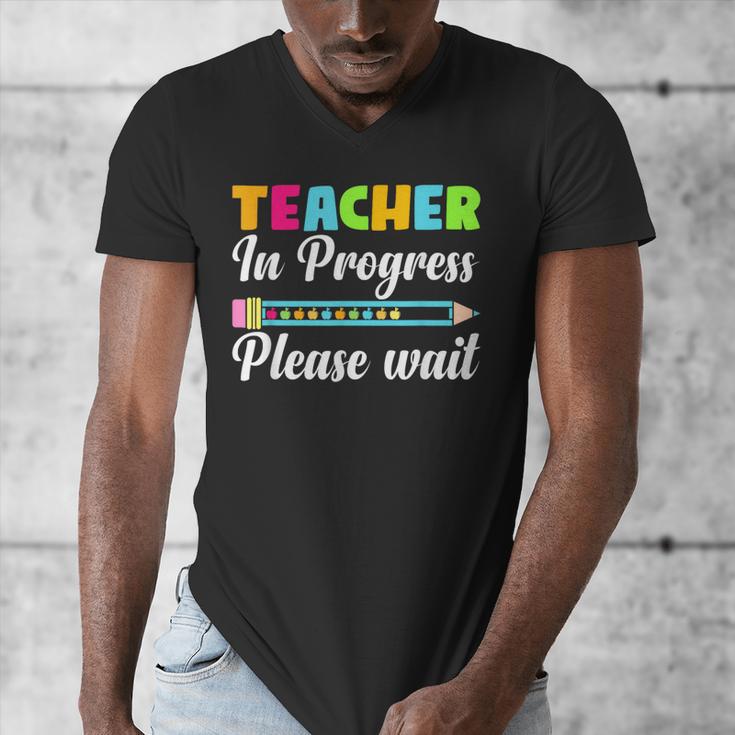 Future Teacher Cool Teacher In Progress Please Wait Men's V-Neck T-Shirt, Future Teacher Gifts, funny design Future Teacher Cool Teacher In Progress Please Wait Men's V-Neck T-Shirt, Future Teacher Gifts, funny design