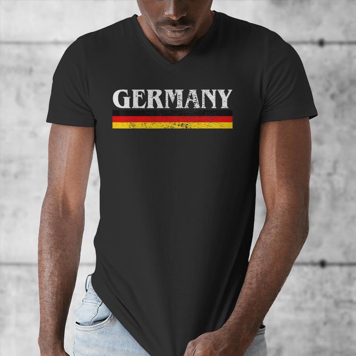 Germany Vintage Men's V-Neck T-Shirt, funny design