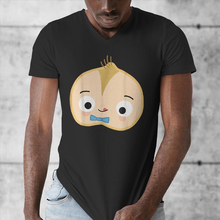 Good Egg Teacher Halloween Costume Group The Cool Bean Men's V-Neck T-Shirt, funny design