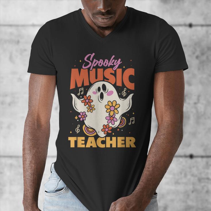 Groovy Faboolous Spooky Music Teacher Halloween Men Women Men's V-Neck T-Shirt, Groovy Teacher Gifts, funny design Groovy Faboolous Spooky Music Teacher Halloween Men Women Men's V-Neck T-Shirt, Groovy Teacher Gifts, funny design