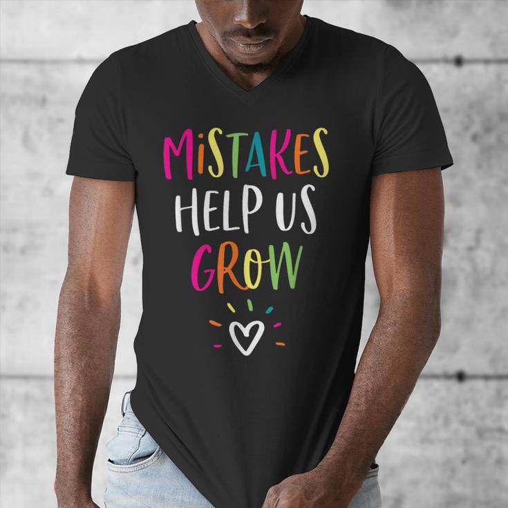 Growth Mindset Positive Back To School Teacher Student Men's V-Neck T-Shirt, funny design Growth Mindset Positive Back To School Teacher Student Men's V-Neck T-Shirt, funny design