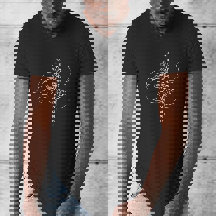 Halloween Ballet Mummy Ballerina Spooky Dance Teacher Women Men&#x27;s V-Neck T-Shirt, funny design