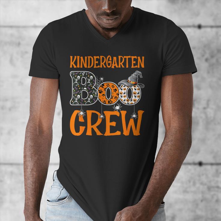 Halloween Kindergarten Boo Crew Kinder Teacher Student Men's V-Neck T-Shirt, funny design Halloween Kindergarten Boo Crew Kinder Teacher Student Men's V-Neck T-Shirt, funny design