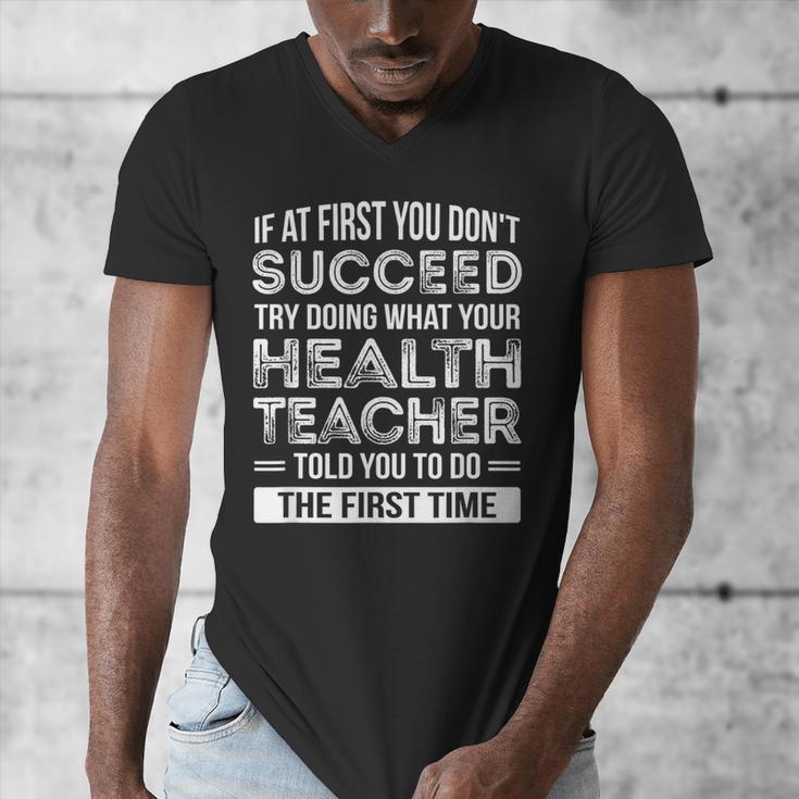 Health Teacher Tshirt Appreciation For Men Women Men's V-Neck T-Shirt, funny design Health Teacher Tshirt Appreciation For Men Women Men's V-Neck T-Shirt, funny design