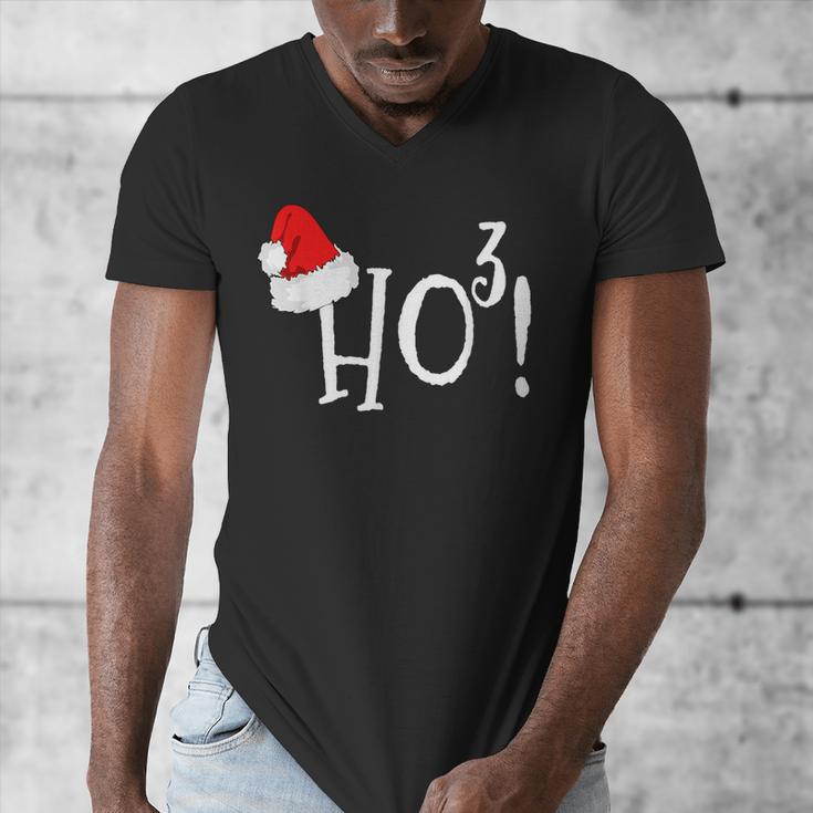 Ho Cubed Shirt Math Teacher Xmas For Men Women Kids Men's V-Neck T-Shirt, funny design Ho Cubed Shirt Math Teacher Xmas For Men Women Kids Men's V-Neck T-Shirt, funny design
