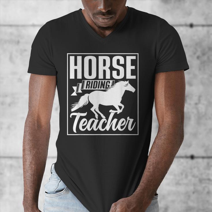 Horse Riding Teacher Rider Lover Equestrian Men Women Kids Men's V-Neck T-Shirt, funny design