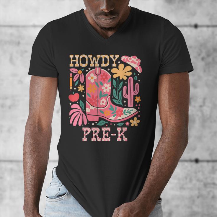 Howdy Pre-K Cowgirls Teacher Back To School Men's V-Neck T-Shirt, funny design Howdy Pre-K Cowgirls Teacher Back To School Men's V-Neck T-Shirt, funny design