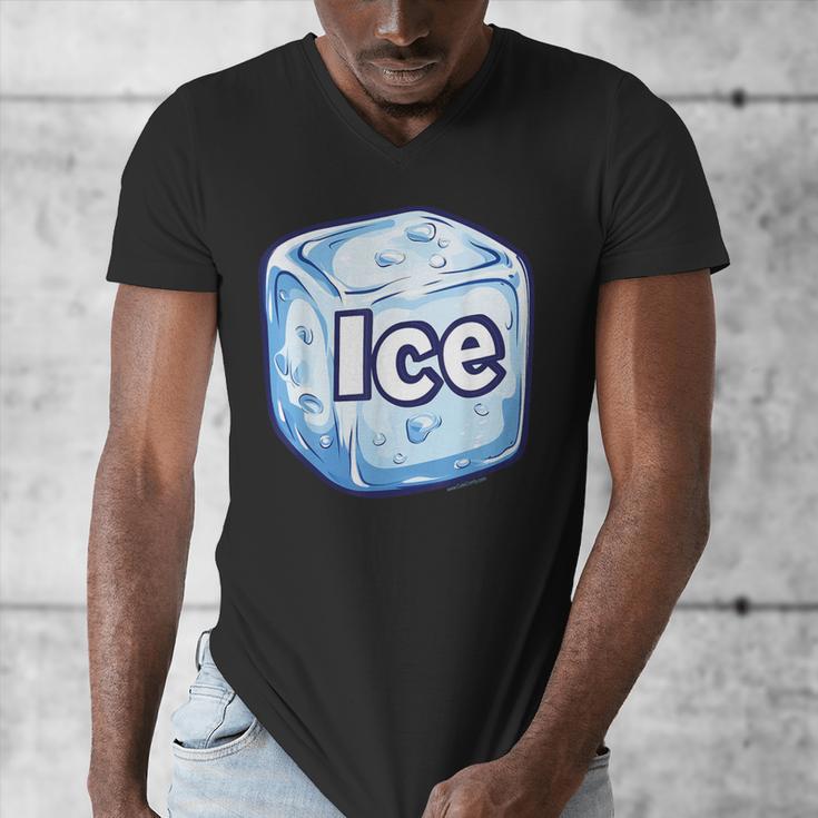Ice Halloween Pun Costume Easy Lazy Team Group Teacher Men's V-Neck T-Shirt, funny design Ice Halloween Pun Costume Easy Lazy Team Group Teacher Men's V-Neck T-Shirt, funny design