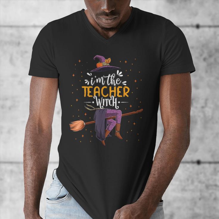 Im The Teacher Witch Halloween Matching Group Costume Men's V-Neck T-Shirt, funny design Im The Teacher Witch Halloween Matching Group Costume Men's V-Neck T-Shirt, funny design