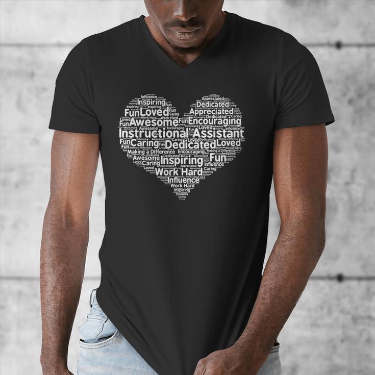 Instructional Assistant Teacher Appreciation T Shirt Men's V-Neck T-Shirt, funny design Instructional Assistant Teacher Appreciation T Shirt Men's V-Neck T-Shirt, funny design
