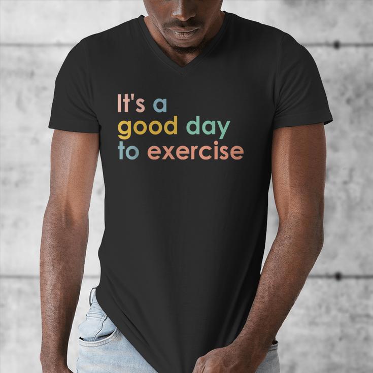 It's A Good Day To Exercise PE Teacher Gym Exercise For Men Women Men's V-Neck T-Shirt, Pe Teacher Gifts, funny design It's A Good Day To Exercise PE Teacher Gym Exercise For Men Women Men's V-Neck T-Shirt, Pe Teacher Gifts, funny design