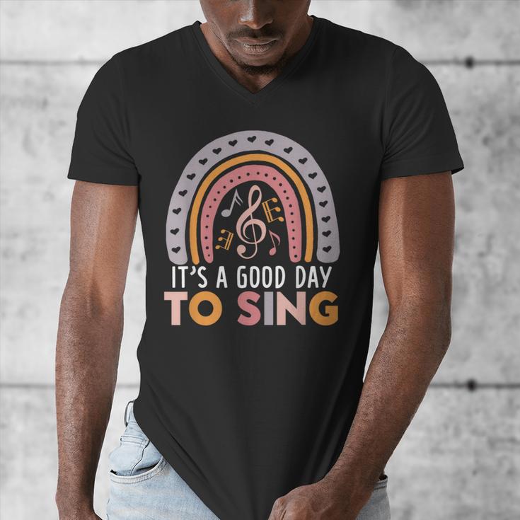 It's A Good Day To Sing Back To School Music Teacher Men's V-Neck T-Shirt, funny design It's A Good Day To Sing Back To School Music Teacher Men's V-Neck T-Shirt, funny design
