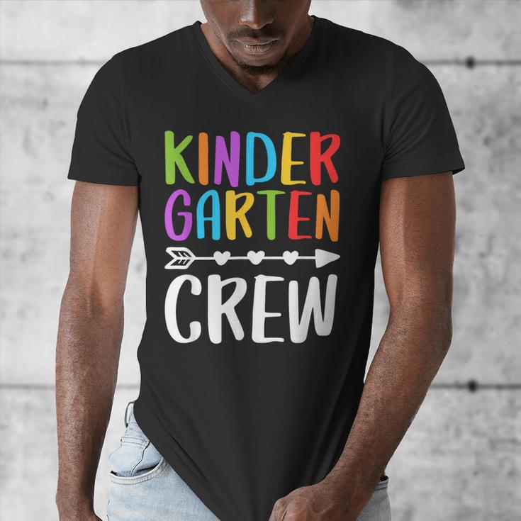 Kindergarten Crew Shirt Kinder Crew Teacher Boy Girl Men's V-Neck T-Shirt, funny design