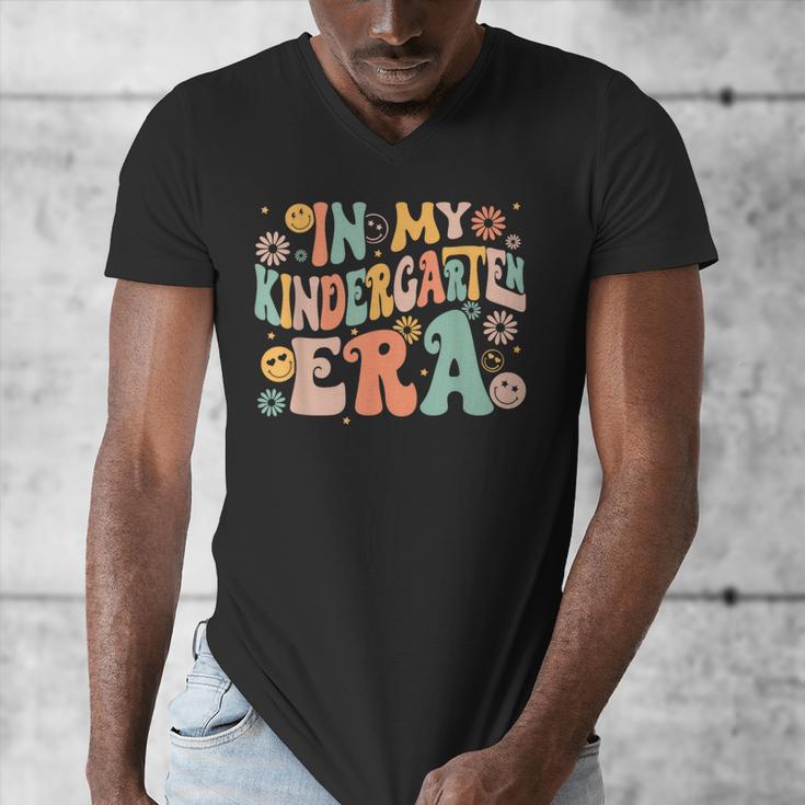 In My Kindergarten Era Retro Back To School Teacher Student Men's V-Neck T-Shirt, funny design In My Kindergarten Era Retro Back To School Teacher Student Men's V-Neck T-Shirt, funny design