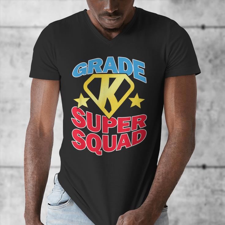 Kindergarten Super Squad Superhero Teacher Team Men Women Girls Kids Men's V-Neck T-Shirt, Super Teacher Gifts, funny design Kindergarten Super Squad Superhero Teacher Team Men Women Girls Kids Men's V-Neck T-Shirt, Super Teacher Gifts, funny design