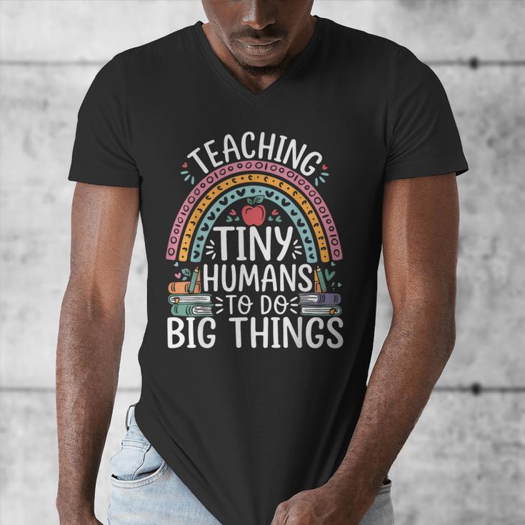 Kindergarten Teacher Tiny Humans Pre-School Teacher Men's V-Neck T-Shirt, funny design Kindergarten Teacher Tiny Humans Pre-School Teacher Men's V-Neck T-Shirt, funny design