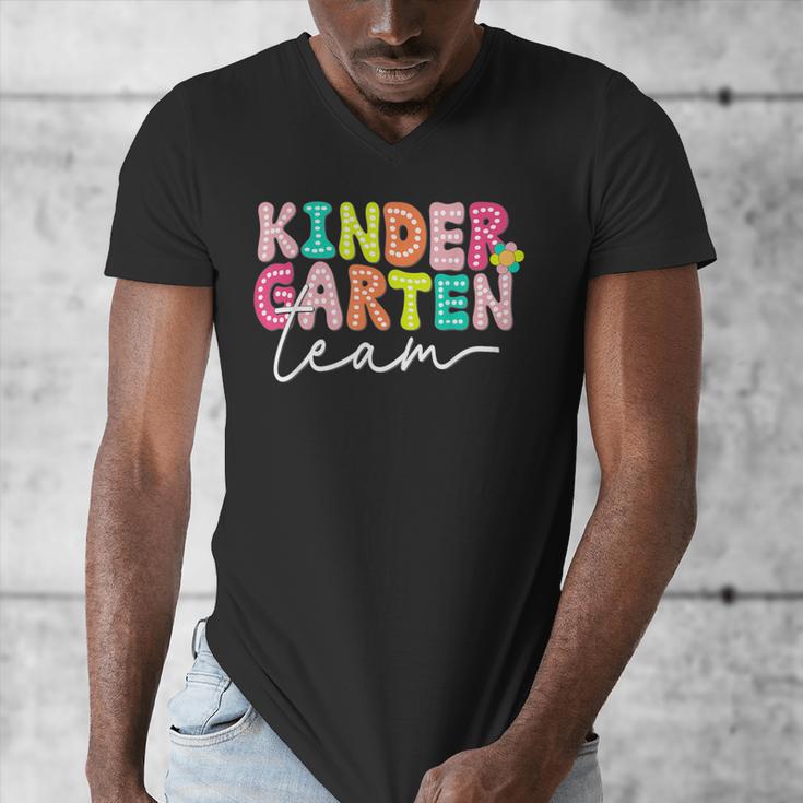 Kindergarten Team Teacher Back To School Kindergarten Squad Men's V-Neck T-Shirt, funny design Kindergarten Team Teacher Back To School Kindergarten Squad Men's V-Neck T-Shirt, funny design