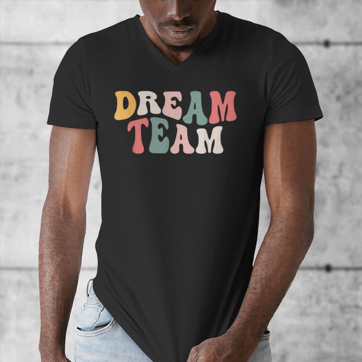 Last Day Of School Back To School Dream Team Teacher Kids Men's V-Neck T-Shirt, funny design Last Day Of School Back To School Dream Team Teacher Kids Men's V-Neck T-Shirt, funny design