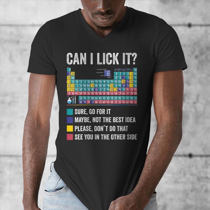 Can I Lick It Periodic Table Of Elements Science Teacher Men's V-Neck T-Shirt, Science Teacher Gifts, funny design Can I Lick It Periodic Table Of Elements Science Teacher Men's V-Neck T-Shirt, Science Teacher Gifts, funny design