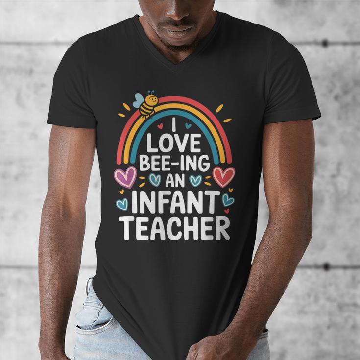 I Love Bee-Ing An Infant Teacher Toddler Teaching Men's V-Neck T-Shirt, funny design I Love Bee-Ing An Infant Teacher Toddler Teaching Men's V-Neck T-Shirt, funny design