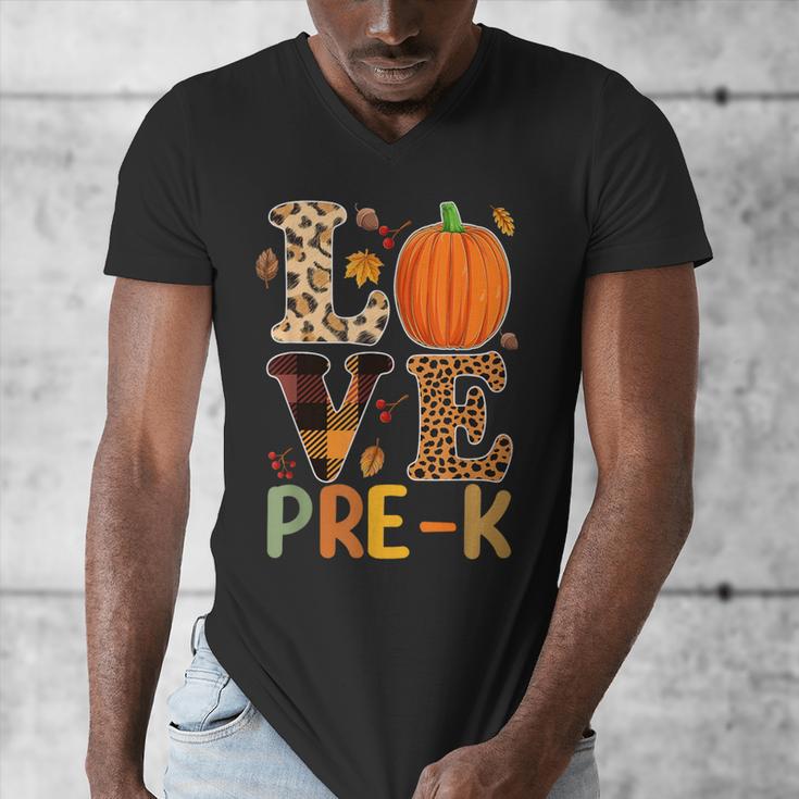 Love Pre-k Teacher Shirts Autumn Fall Pumpkin Fall Leopard Men's V-Neck T-Shirt, funny design Love Pre-k Teacher Shirts Autumn Fall Pumpkin Fall Leopard Men's V-Neck T-Shirt, funny design