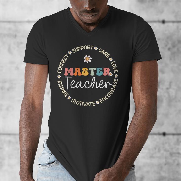 Master Teacher Appreciation Week Back To School Men's V-Neck T-Shirt, funny design Master Teacher Appreciation Week Back To School Men's V-Neck T-Shirt, funny design