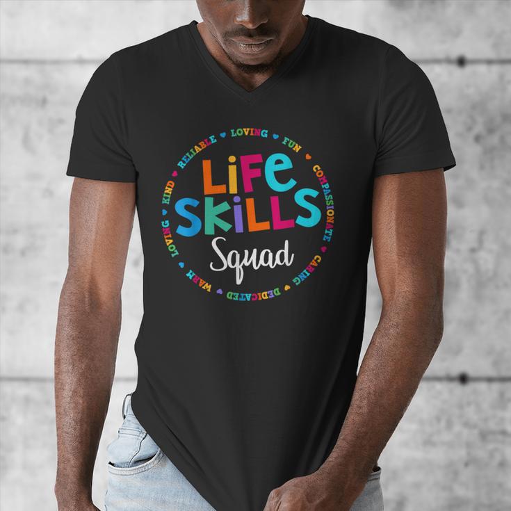 Matching Life Skills Squad Teacher Special Ed SPED Team Crew Men's V-Neck T-Shirt, funny design Matching Life Skills Squad Teacher Special Ed SPED Team Crew Men's V-Neck T-Shirt, funny design