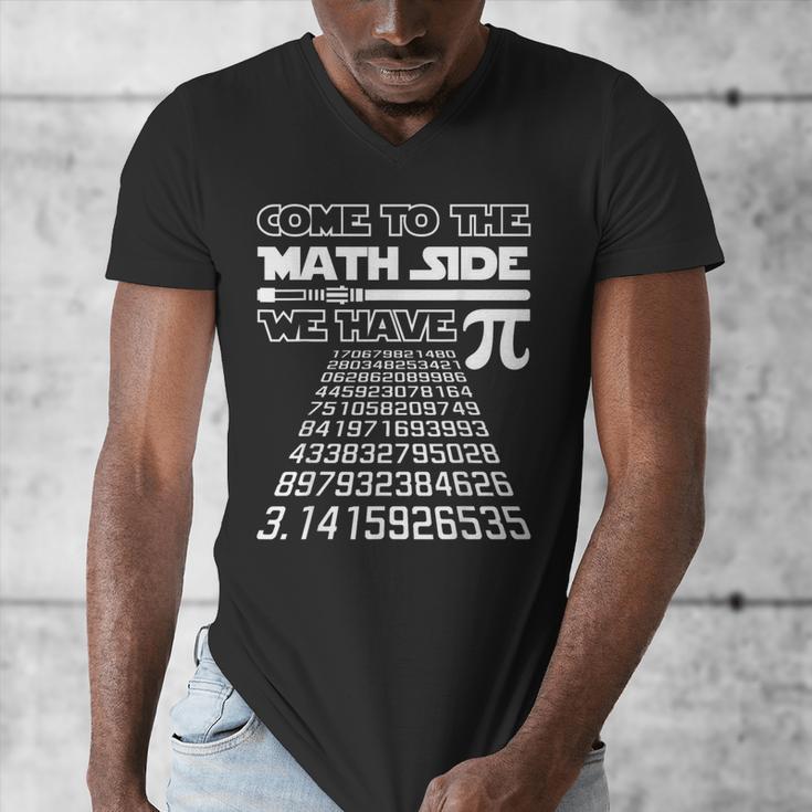 Come To The Math Side We Have Pie Shirt Pi Day Teacher Men's V-Neck T-Shirt, funny design Come To The Math Side We Have Pie Shirt Pi Day Teacher Men's V-Neck T-Shirt, funny design