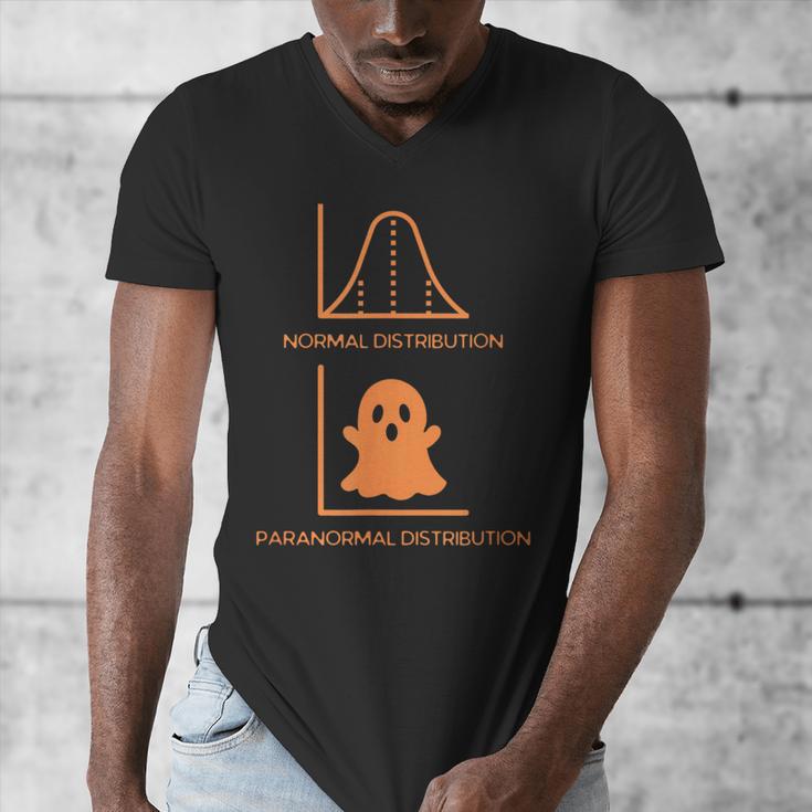 Math Statistics Normal Paranormal Distribution Teacher Men's V-Neck T-Shirt, funny design Math Statistics Normal Paranormal Distribution Teacher Men's V-Neck T-Shirt, funny design