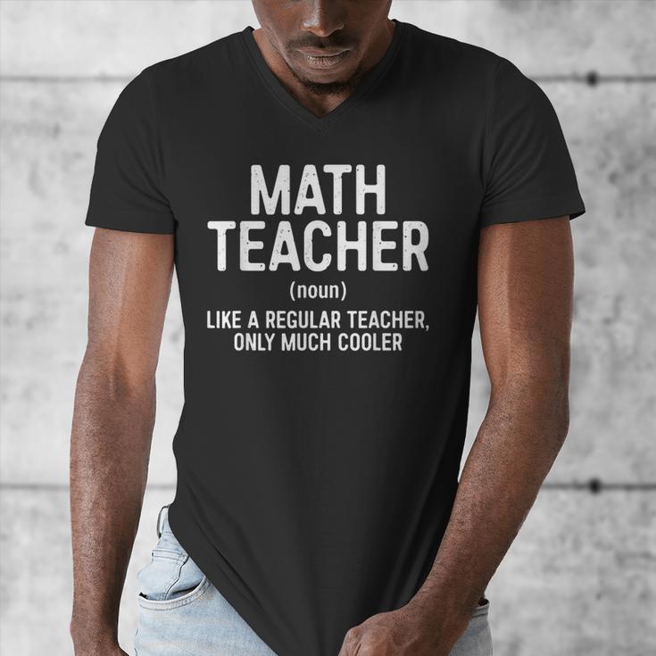 Math Teacher Definition Shirt Men Women Teacher Men's V-Neck T-Shirt, funny design Math Teacher Definition Shirt Men Women Teacher Men's V-Neck T-Shirt, funny design