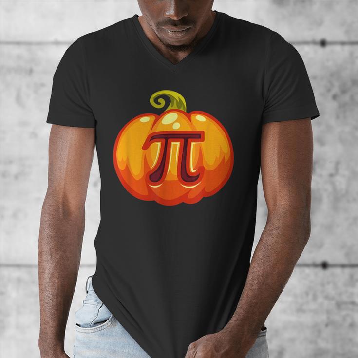 Math Teacher Halloween Costume Pumpkin Pi Pun Pie Men Men's V-Neck T-Shirt, funny design Math Teacher Halloween Costume Pumpkin Pi Pun Pie Men Men's V-Neck T-Shirt, funny design