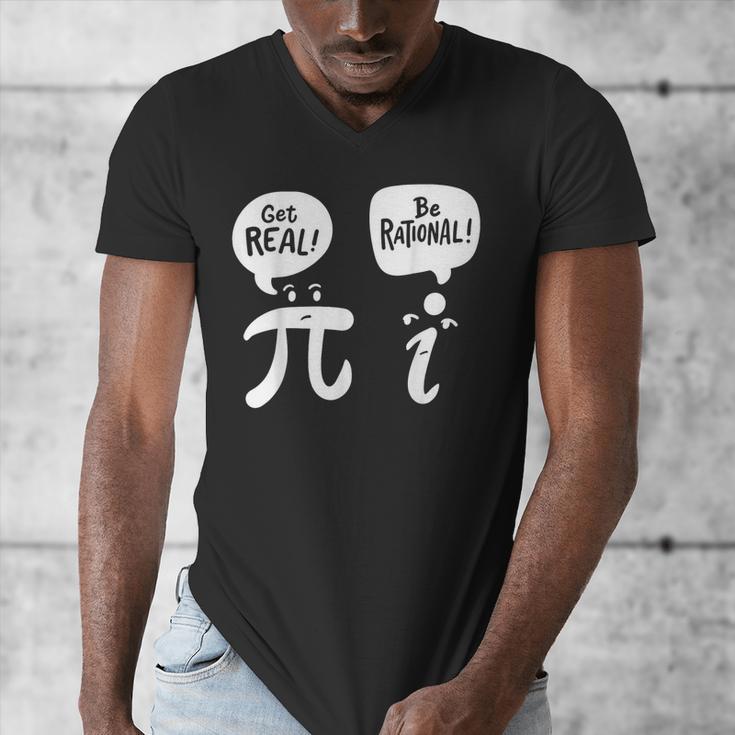 Math Teacher Math Student Be Real Get Rational Men's V-Neck T-Shirt, funny design Math Teacher Math Student Be Real Get Rational Men's V-Neck T-Shirt, funny design