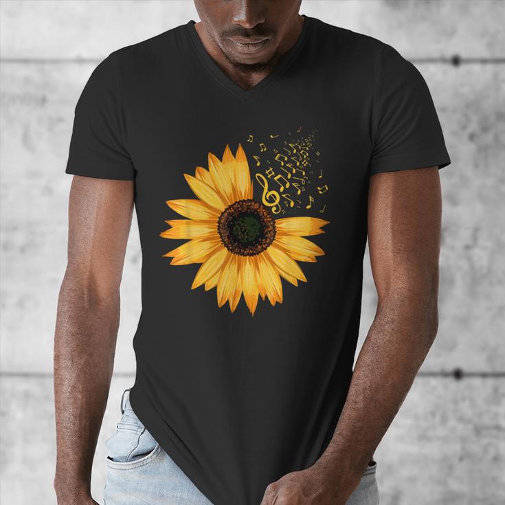 Music For Men Women Music Teacher Music Lover Men's V-Neck T-Shirt, funny design
