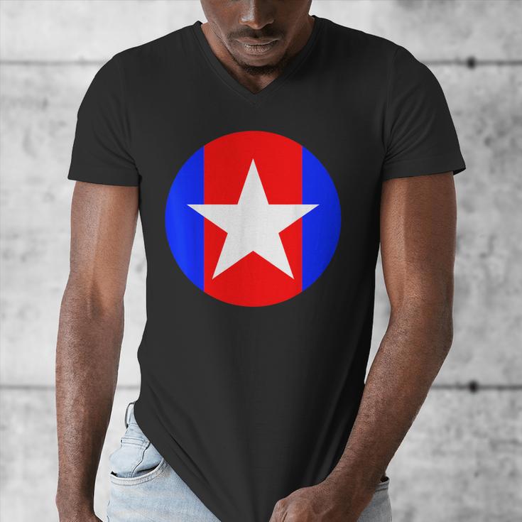 Nerdy Captain Sweatpants Retro Comic Book Fan Teacher Men's V-Neck T-Shirt, funny design