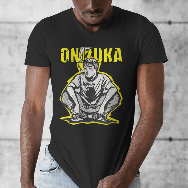 Onizuka Great Teacher Classic Anime Men's V-Neck T-Shirt, funny design Onizuka Great Teacher Classic Anime Men's V-Neck T-Shirt, funny design