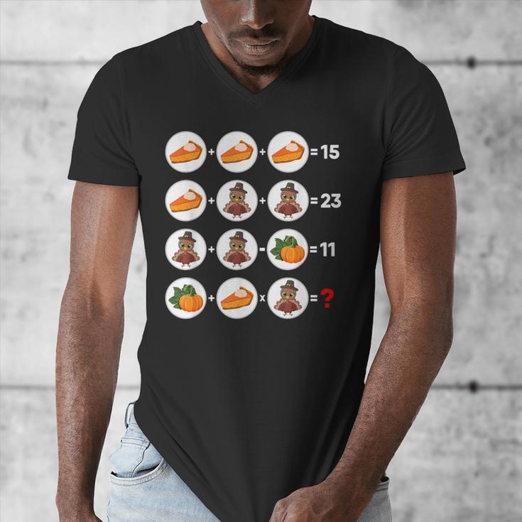 Order Of Operations Math Quiz Game Teacher Thanksgiving Men's V-Neck T-Shirt, funny design Order Of Operations Math Quiz Game Teacher Thanksgiving Men's V-Neck T-Shirt, funny design