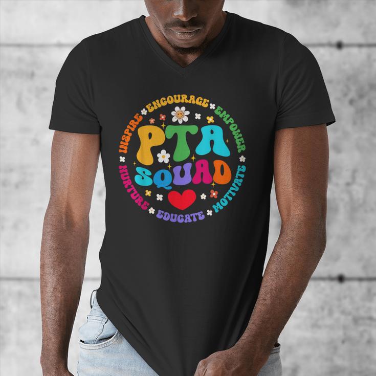 Parents Teacher Association Team Supporter PTA Squad For Men Women Girls Kids Men's V-Neck T-Shirt, funny design