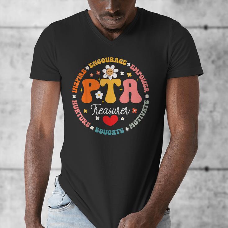 Parents Teacher Association Team Supporter PTA Treasurer For Men Women Girls Kids Men's V-Neck T-Shirt, funny design Parents Teacher Association Team Supporter PTA Treasurer For Men Women Girls Kids Men's V-Neck T-Shirt, funny design