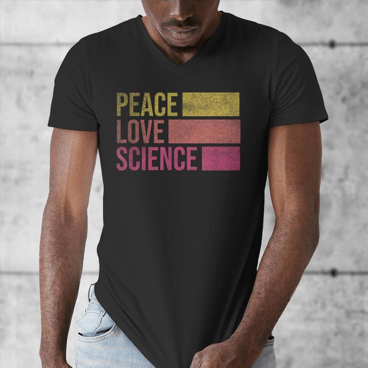 Peace Love Science Lovers Math Chemistry Teacher Men's V-Neck T-Shirt, Science Teacher Gifts, funny design Peace Love Science Lovers Math Chemistry Teacher Men's V-Neck T-Shirt, Science Teacher Gifts, funny design