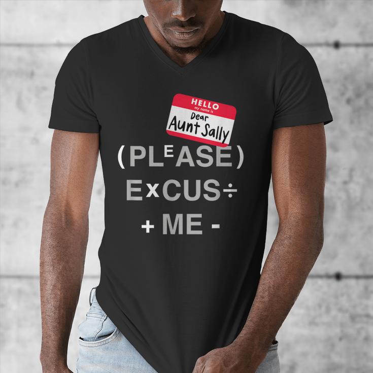 PEMDAS Math Teacher Halloween Costume Men's V-Neck T-Shirt, funny design